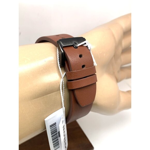 Movado Men's Watch 3600442 Bold Swiss Quartz Gray Dial 42mm Brown Leather Strap - Picture 10 of 14